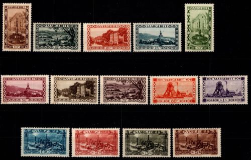 Saargebiet 108-121 postfrisch #DGZ00