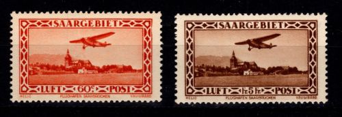 Saargebiet 158-159 postfrisch #DGZ04