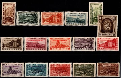Saargebiet 179-194 postfrisch #DGZ07