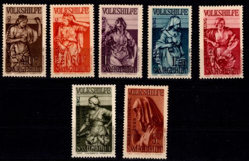 Saargebiet 199-205 postfrisch #DGZ08