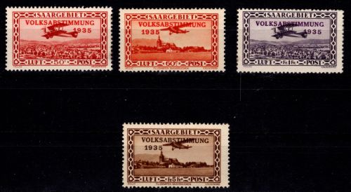 Saargebiet 195-198 postfrisch #DGZ09
