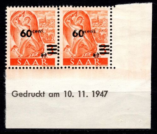 Saarland 227 II Br postfrisch