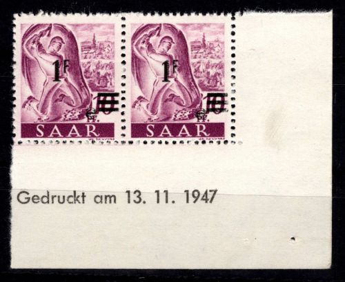 Saarland 228 II Br postfrisch