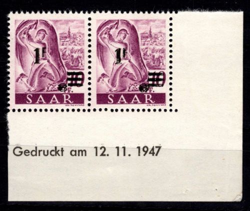 Saarland 228 II Br postfrisch