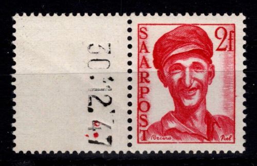 Saarland 242 Br postfrisch 30.12.47 #DGZ82