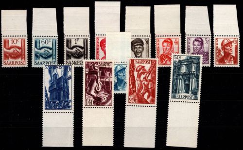 Saarland 239-251 postfrisch