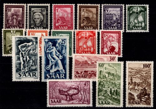 Saarland 272-288 postfrisch #DHA32