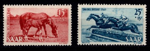 Saarland 265-266 postfrisch #DHA34