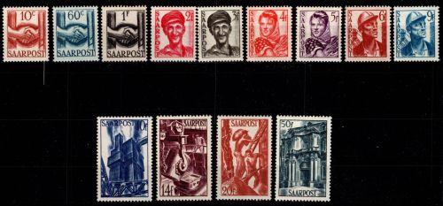 Saarland 239-251 postfrisch