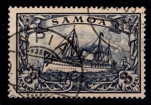 Deutsche Kolonien Samoa 18 gestempelt einwandfrei #DHB26