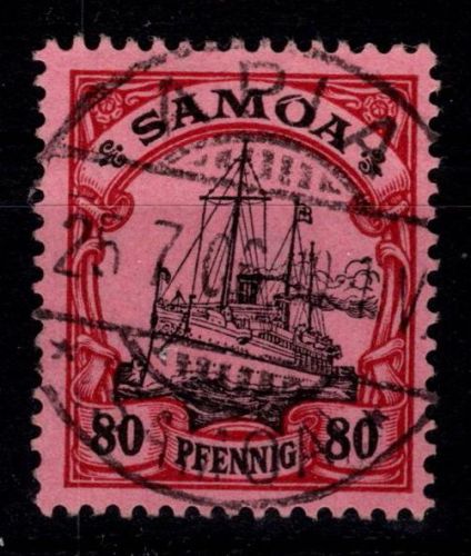 Deutsche Kolonien Samoa 15 gestempelt Vollstempel, tiefst signiert Bühler #DHB38
