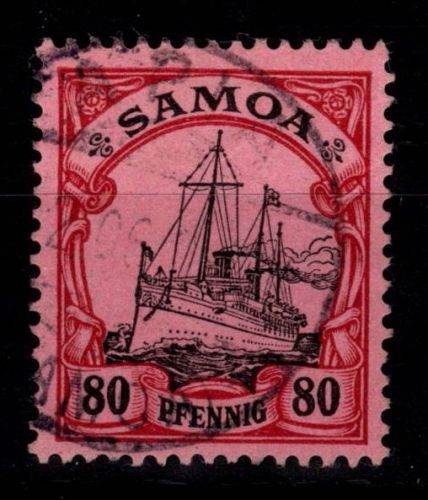 Deutsche Kolonien Samoa 15 gestempelt #DHB39