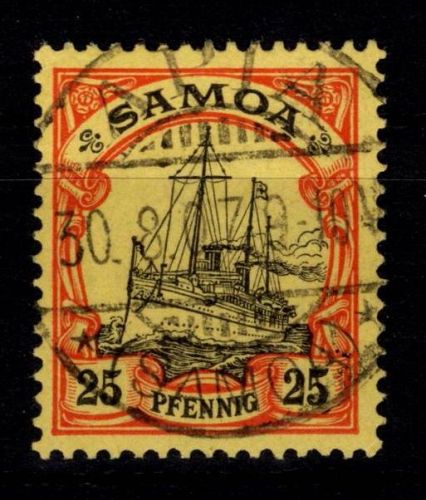 Deutsche Kolonien Samoa 11 gestempelt geprüft Bothe BPP #DHB70