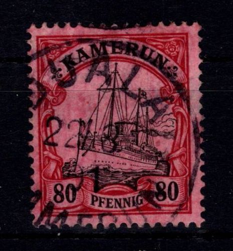 Deutsche Kolonien Kamerun 15 gestempelt geprüft Bothe BPP, Mängel #DHC43