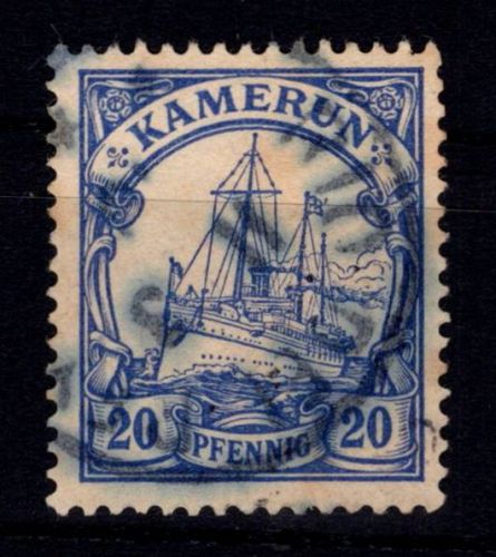 Deutsche Kolonien Kamerun 10 gestempelt