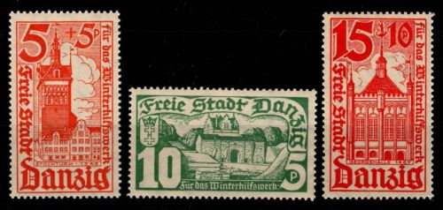 Danzig 256-258 postfrisch #DHZ64