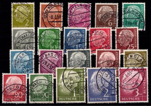 BRD Bund 177-196 gestempelt Vollstempel #DHZ82