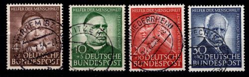 BRD Bund 173-176 gestempelt Vollstempel #DHZ83