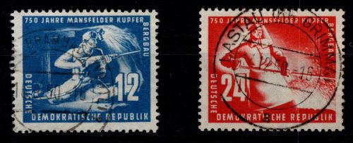 DDR 273-274 gestempelt