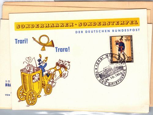 Berlin Lot 131, 158, 176 als Ersttagsbrief 5 Belege #DIA48