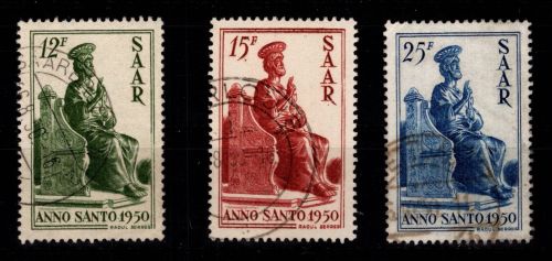 Saarland 293-295 gestempelt #DIA74