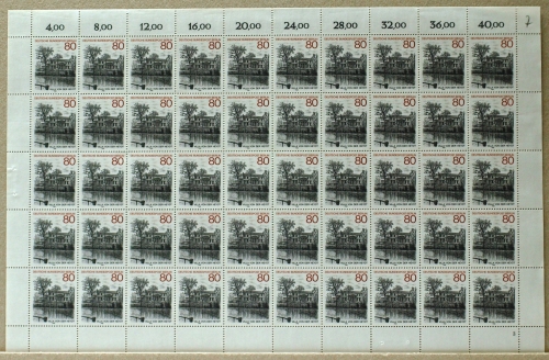 Berlin 50er Bogen 687 postfrisch Formnummer 3 #KB263