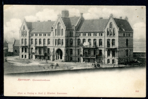 AK Hannover Clementinenhaus 1900 gebraucht #JS188