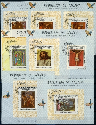 Panama Bl 80-85 gestempelt Kunst #JC496