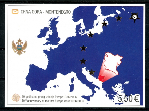 Montenegro Block 3 postfrisch