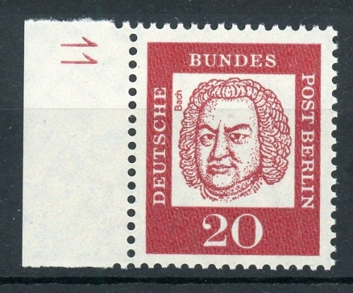 Berlin DS Bedeutende Deutsche 204 DZ 11 postfrisch #JE859