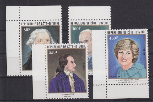 Elfenbeinküste 719-722 postfrisch