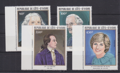 Elfenbeinküste 719-722 postfrisch