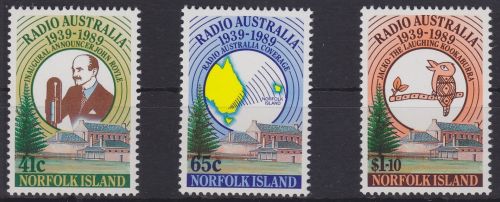 Norfolkinsel 471-472 postfrisch 50 Jahre Radio Australia, MNH #GE195