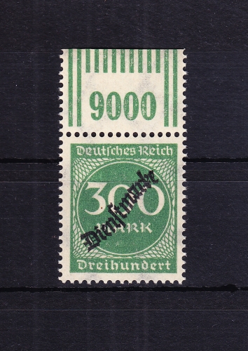 Deutsches Reich Dienstmarken 79W OR 2'9'2 postfrisch