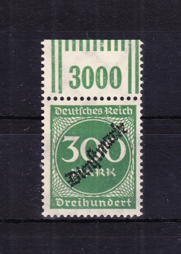 Deutsches Reich Dienstmarken 79W OR 2'9'2 postfrisch