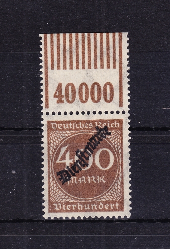 Deutsches Reich Dienstmarken 80W OR 1'11'1 postfrisch