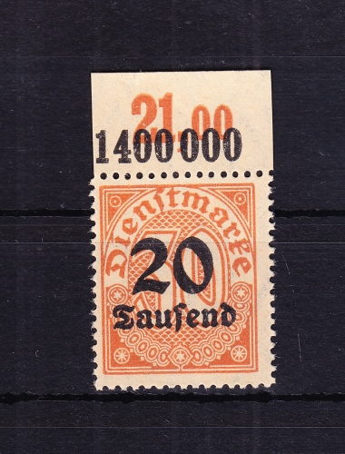 Deutsches Reich Dienstmarken 90P OR postfrisch