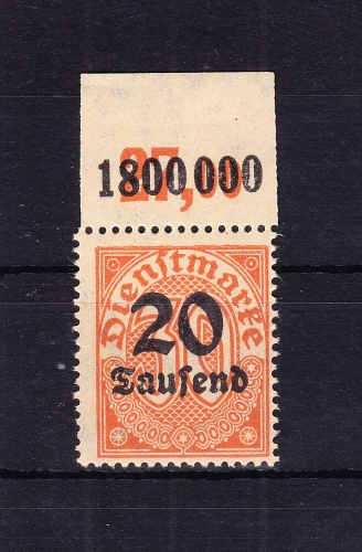Deutsches Reich Dienstmarken 90P OR postfrisch