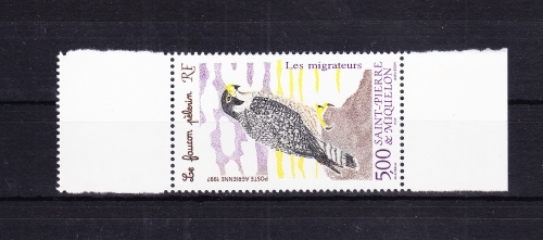 Saint-Pierre und Miquelon 726 postfrisch Zugvögel, Falke, MNH #RB874