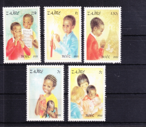 Zaire 740-744 postfrisch
