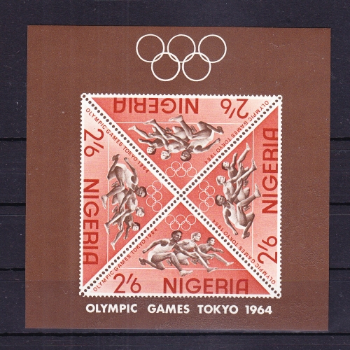 Nigeria Block 4 mit 159 postfrisch Olympische Sommerspiele #RE323