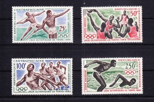 Zentralafrikanische Republik 59-62 postfrisch Olympische Sommerspiele #RE473