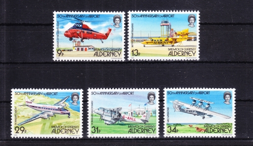 Großbritannien Alderney 18-22 postfrisch