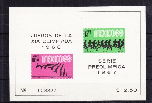 Mexiko Block 9 mit 1250-1251 postfrisch
