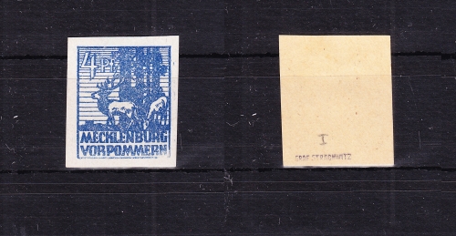 SBZ 30I postfrisch signiert Plattenfehler #RH422