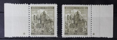 Böhmen und Mähren 72a Pl.-St. Links+Rechts postfrisch