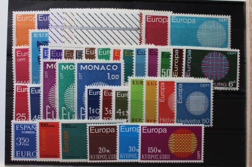 CEPT Jahrgang 1970 postfrisch