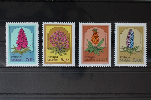 Portugal Madeira 73-76 postfrisch Blumen #RH991