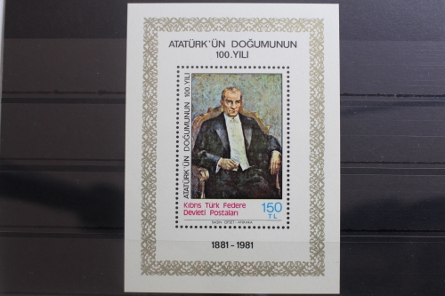Türkisch-Zypern Block 2 mit 100 postfrisch