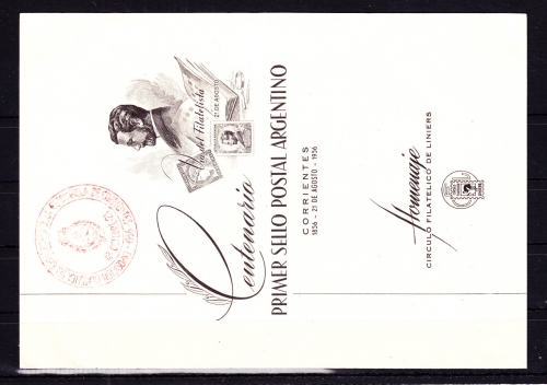 Argentinien 639B-641A gestempelt Faltblatt Erstagsstempel #RL469